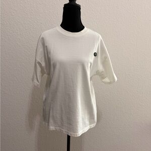 Zara Off-White Short Sleeve Tee